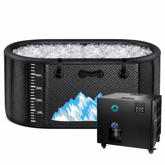 Cold Plunge Tub 248 Gallon 1HP Inflatable Ice Bath with Chiller System