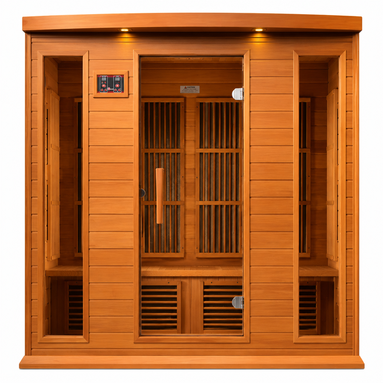 Dynamic Infrared Saunas 4 Person Indoor Bluetooth Compatible FAR Infrared Sauna