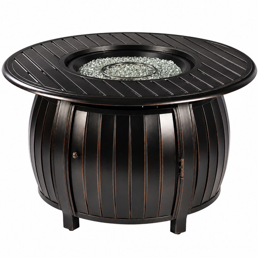 ALEKO 44" Aluminum Fire Table Aluminum 57,0000 BTU